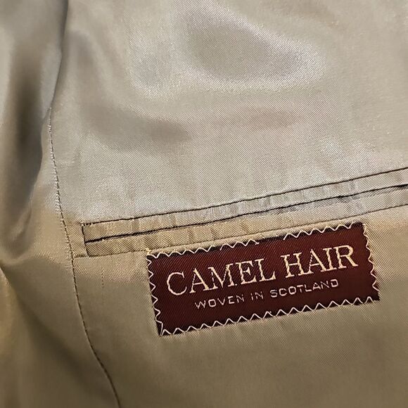 Vintage Chaps by Ralph Lauren camelhair sportcoat small - Picture 11 of 15